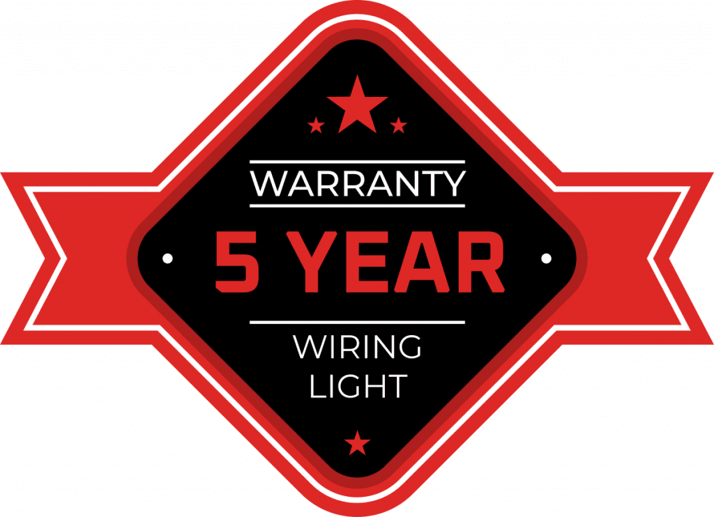 Wiring Light Warranty Sticker